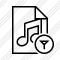 File Music Filter Icon