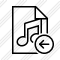 File Music Previous Icon