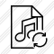 File Music Refresh Icon