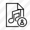 File Music User Icon