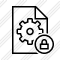 File Settings Lock Icon