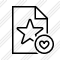 File Star Favorites Icon