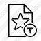 File Star Filter Icon