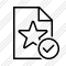 File Star Ok Icon