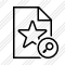 File Star Search Icon