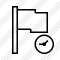 Flag Clock Icon