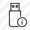 Flash Drive Information Icon