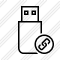 Flash Drive Link Icon