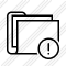 Folder Documents Warning Icon