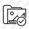 Folder Gallery Ok Icon