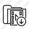 Folder Movie Download Icon