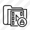 Folder Movie Lock Icon