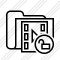 Folder Movie Unlock Icon