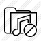 Folder Music Block Icon