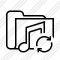Folder Music Refresh Icon