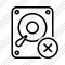 Hard Drive Cancel Icon