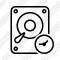 Hard Drive Clock Icon