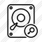 Hard Drive Search Icon