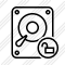 Hard Drive Unlock Icon