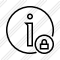 Information Lock Icon