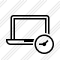 Laptop Clock Icon