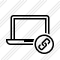 Laptop Link Icon