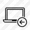 Laptop Previous Icon