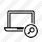 Laptop Search Icon