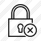 Lock Cancel Icon