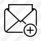 Mail Read Add Icon