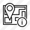 Map Location Information Icon