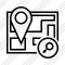 Map Location Search Icon