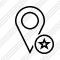 Map Pin Star Icon