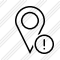 Map Pin Warning Icon