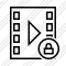 Movie Lock Icon