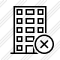 Office Building Cancel Icon