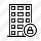 Office Building Lock Icon