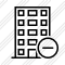 Office Building Remove Icon