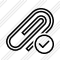 Paperclip Ok Icon