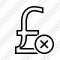 Pound Cancel Icon