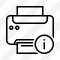 Print Black Information Icon