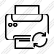 Print Black Refresh Icon