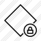 Rhombus Lock Icon