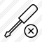 Screwdriver Cancel Icon