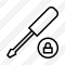 Screwdriver Lock Icon