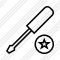 Screwdriver Star Icon