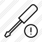 Screwdriver Warning Icon