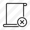 Script Blank Cancel Icon