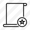 Script Blank Star Icon