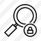 Search Lock Icon